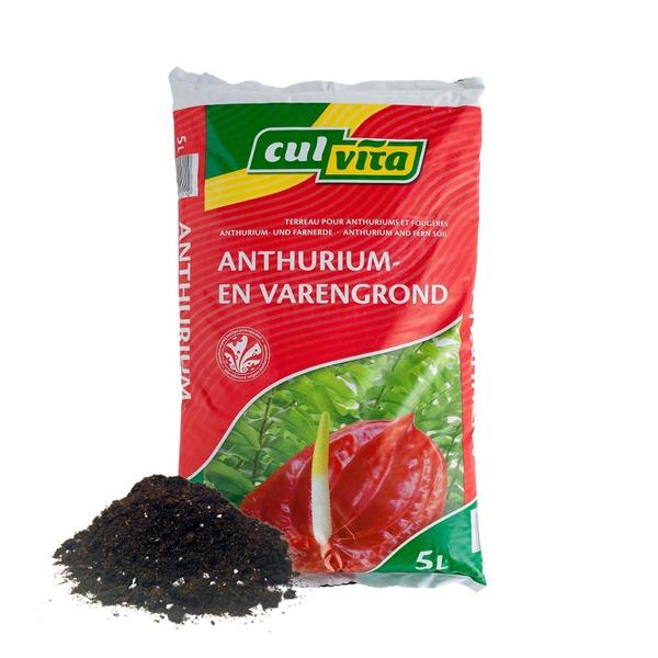 Culvita – Anthurium and Fernerde 5 Liter – Blumenerde für Anthurium und Farne