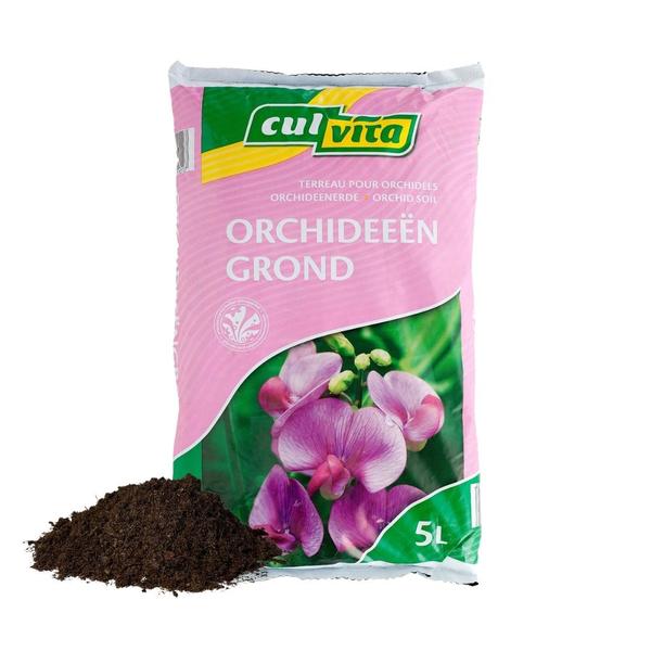 Culvita – Orchideenerde 5 Liter – Blumenerde für Orchideen