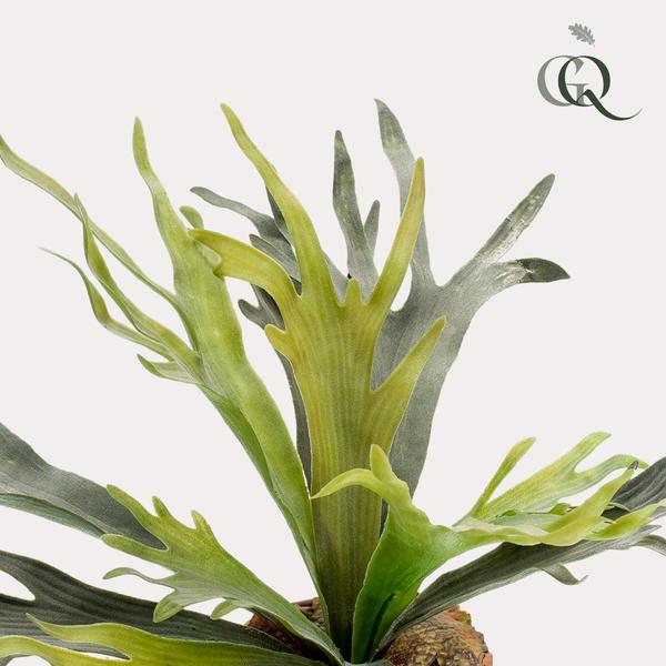 Kunstpflanze – Staghorn Farn – Geweihfarn – 50 cm