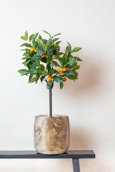 Kunstpflanze – Citrus Sinensis – Orange baum – 75 cm