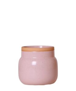 Kolibri Home | Vintage Blumentopf – Rosa Keramik dekorativen Topf – Ø9cm