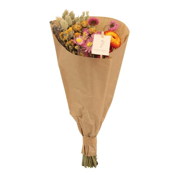 6xField Bouquet Multi – Droogboeket – 60cm – Ø25