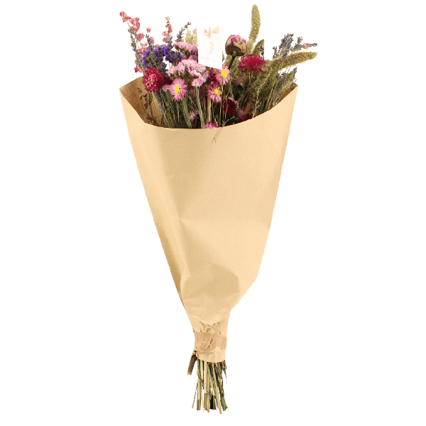 Droogbloemen Field Bouquet Pink – Ø25 – ↨60cm