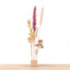 Wooden Dried flower stand – S – Flowers and Herbs + Dried Floral Arrangement