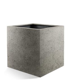 Pot Grigio Cube Natural Concrete – D40 x H40