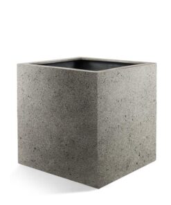 Pot Grigio Cube Natural Concrete – D50 x H50