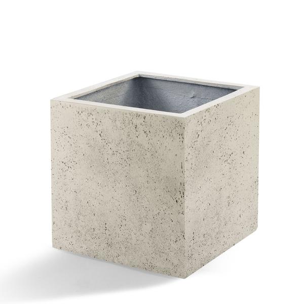 Pot Grigio Cube Antique White – D50 x H50