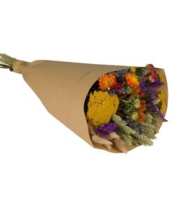 Getrocknete Blumen – Field Bouquet Large – Orange – ↕60cm