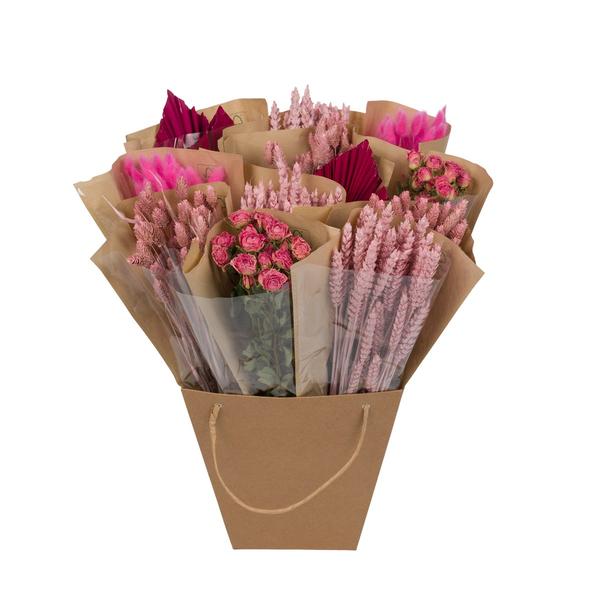 Getrocknete Blumen – Dried Mono Mix – Pink – ↕50cm