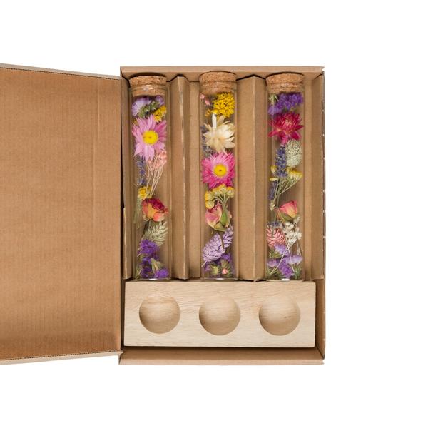 Getrocknete Blumen – Message in a Box Large – Multi – 8 Stücke – ↕15cm