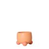 Kolibri Home | Rolling peach flowerpot – Pfirsichfarbener Keramiktopf – Ø6cm