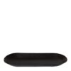 Kolibri Home | Teller oval – Ovales Tablett Ø30cm – Black