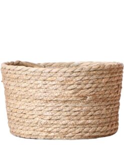 Kolibri Home | Reed Basket Blumenschale – dekorative Schale aus Korbgeflecht – Durchmesser Ø30cm