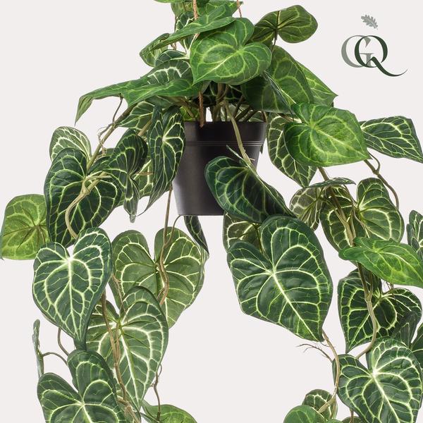 Kunstpflanze – Anthurium Clarinervium – ↕80 cm