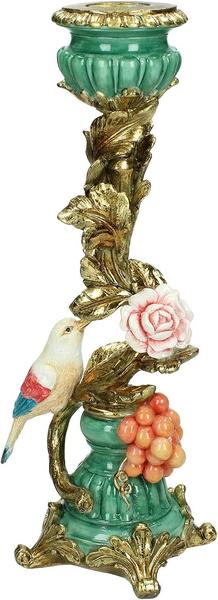 Candlestick Bird Gold – Large – 28,5 cm