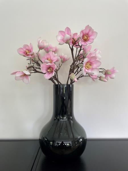 Kunstbloemen – Magnolia bloem Roze x8 -65cm