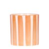 Kolibri Home | Painted stripe – Orange – Ø9cm