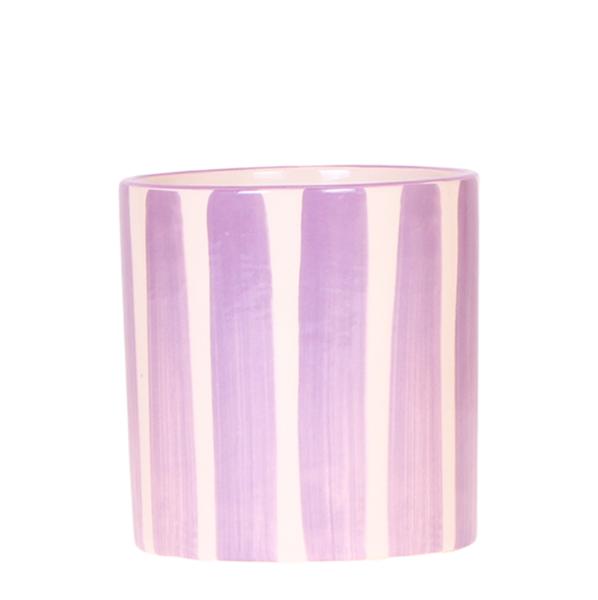 Kolibri Home | Painted stripe – Lilac – Ø9cm