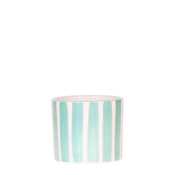 Kolibri Home | Painted stripe – Turquoise – Ø6cm