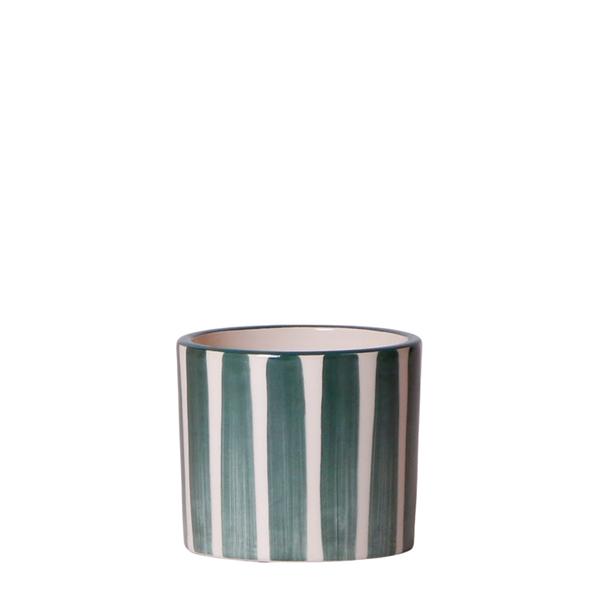 Kolibri Home | Painted stripe – Green – Ø6cm