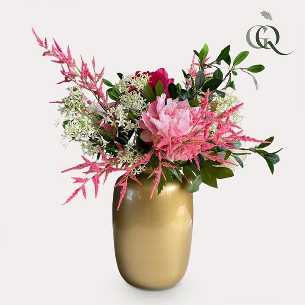 Kunstbloemen – Boeket L – Shiny Pink – 80cm