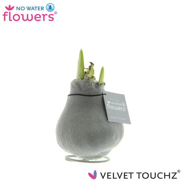 No Water Flowers Velvet Touchz® Silver – ↕15cm